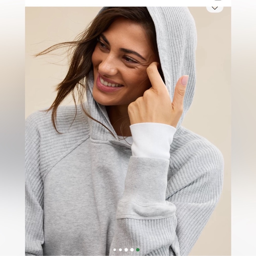 Aerie Essential Waffle Hoodie - Picture 5 of 8